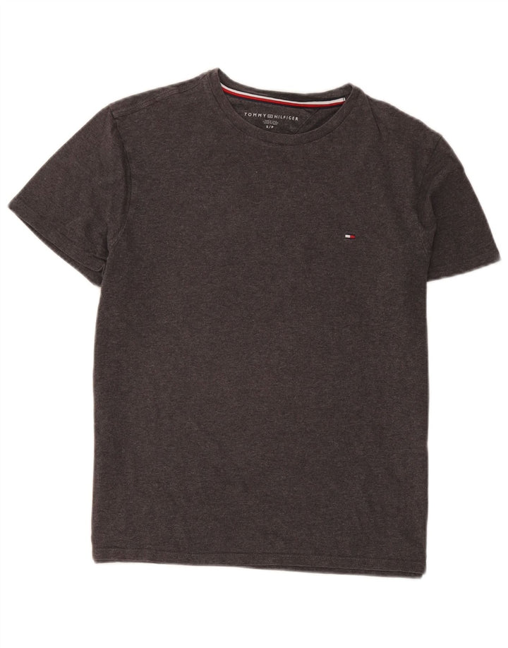 Tommy Hilfiger Herre T-Shirt Top Lille Grå