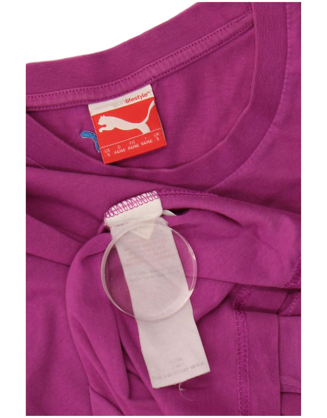 Puma Herre grafisk T-shirt Top Lille lilla bomuld