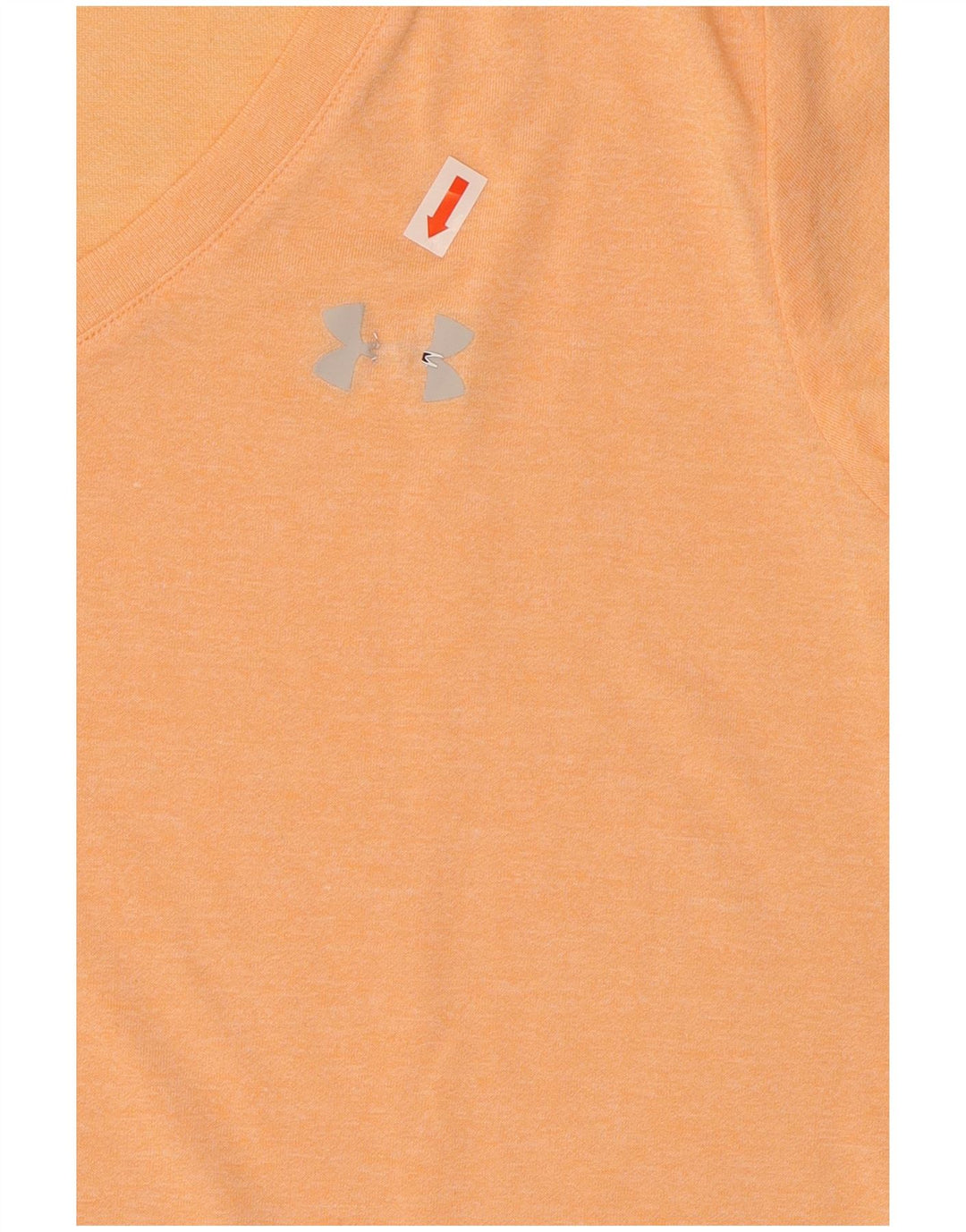 Under Armour Dame T-Shirt Top UK 12 Medium Orange