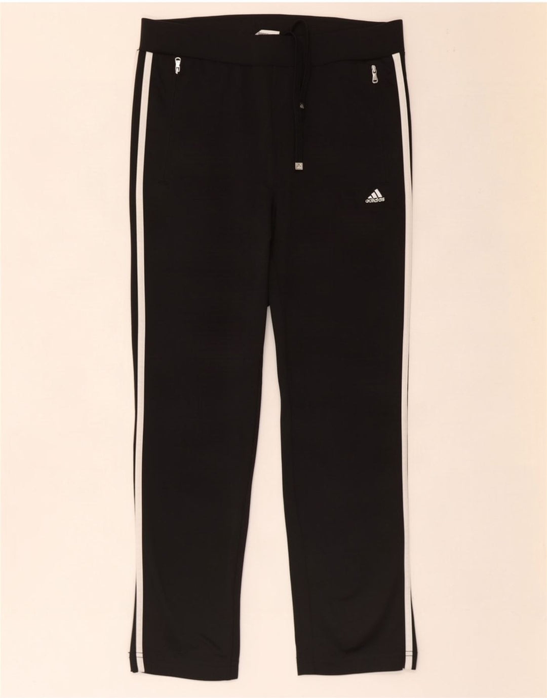 Adidas Træningsdragtsbukser til kvinder UK 10 Small Black Polyester