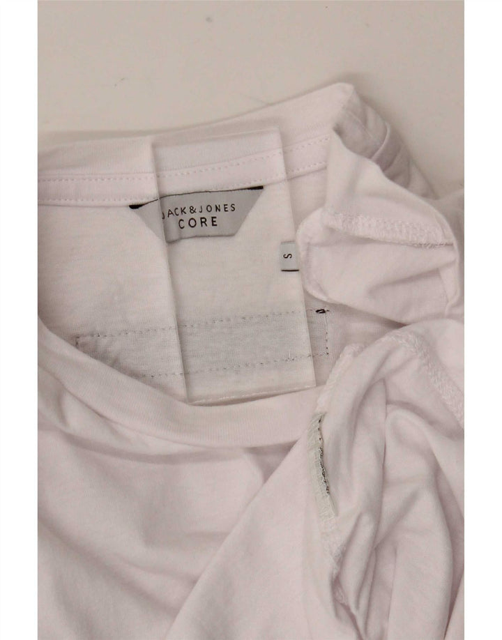 Jack & Jones Herre grafisk top langærmet lille hvid