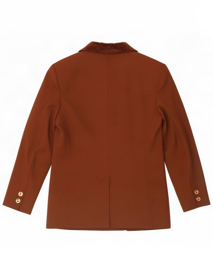 ARA Dame 4-knaps oversize blazerjakke UK 10 Small Brown New Wool