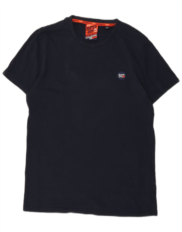Superdry T-shirt top til mænd Stor marineblå bomuld