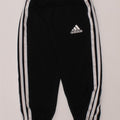 ADIDAS Baby Boys Tracksuit Trousers 6-9 Months  Black Polyester Vintage Adidas and Second-Hand Adidas from Messina Hembry 