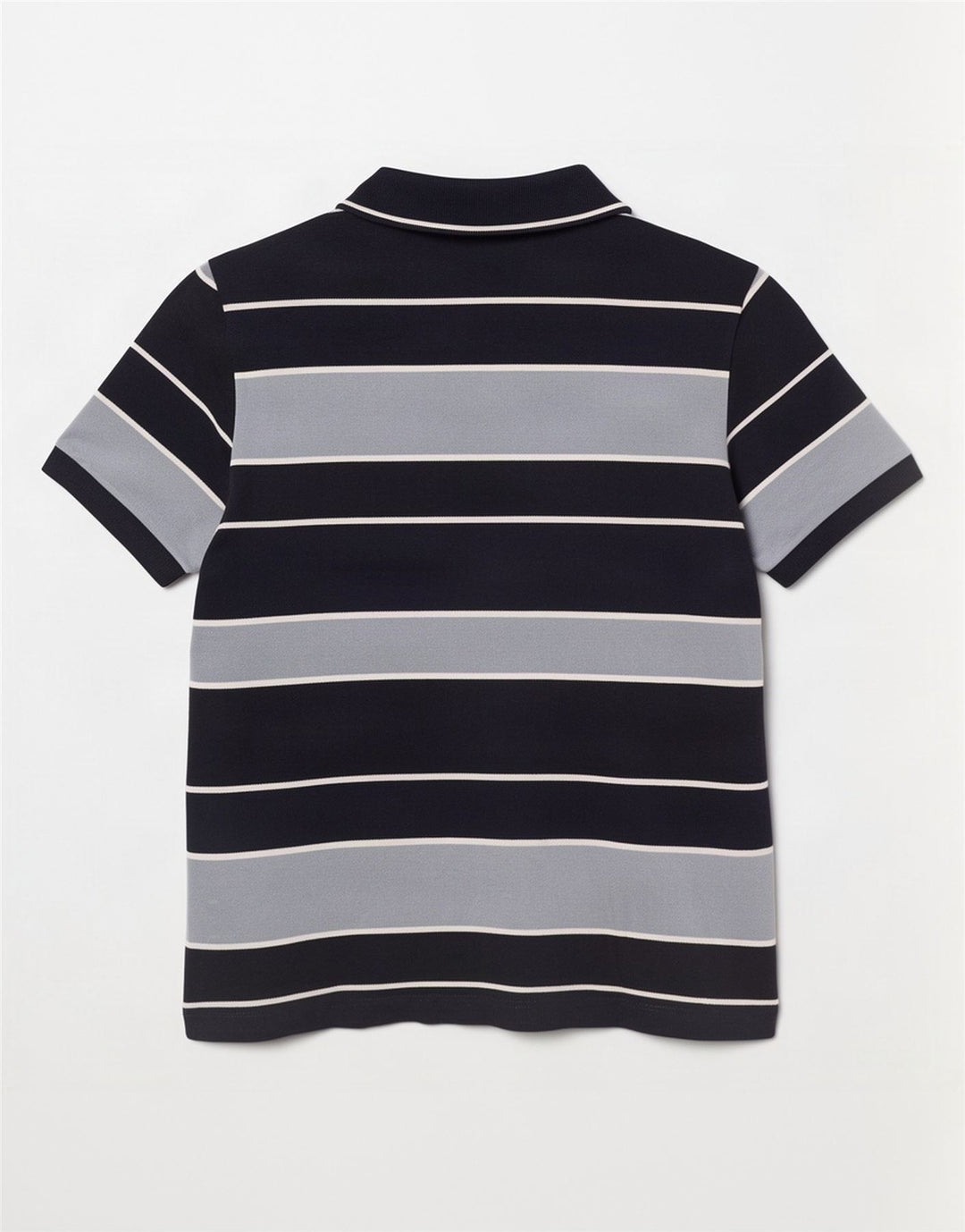 Lacoste herre poloskjorte str. 5 Large Marineblå stribet bomuld