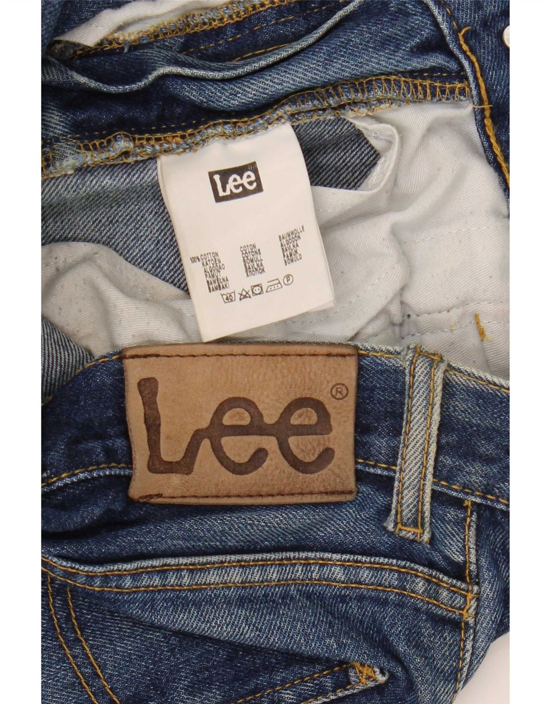 Lee Herre Ranger Bootcut Jeans W34 L30 Blå Bomuld