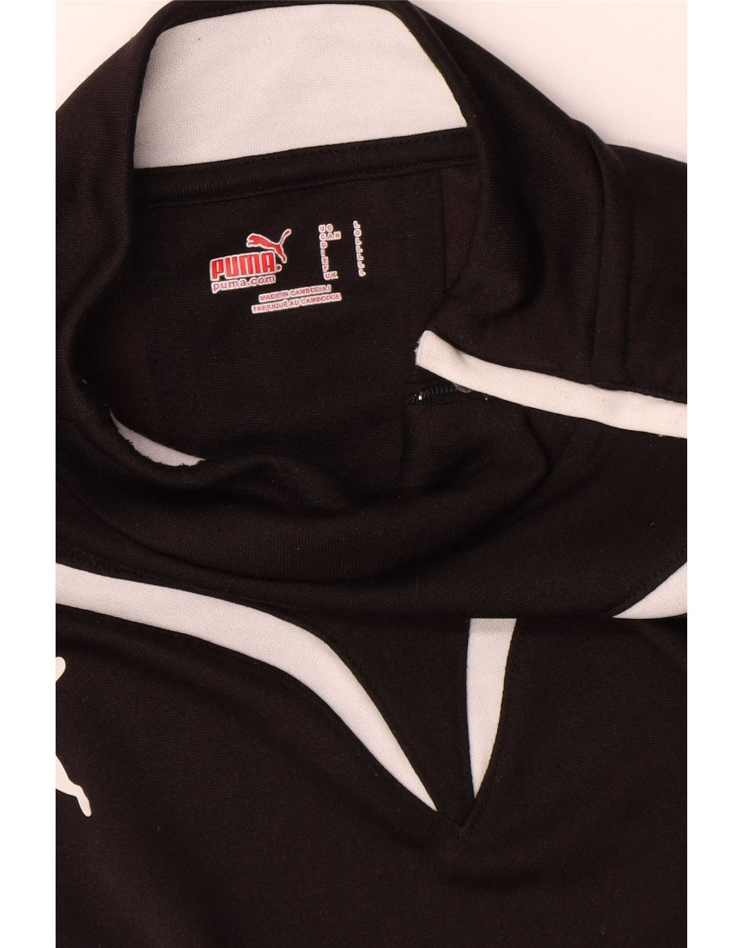 Puma Herre Pullover Træningsdragt Top Jakke Stor Sort Colourblock Polyester