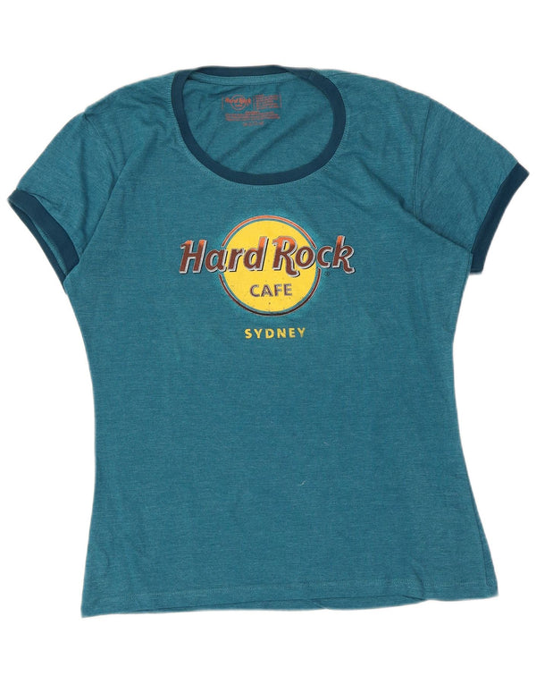 Hard Rock Cafe Boys Sydney Grafisk T-Shirt Top 11-12 År Stor Blå