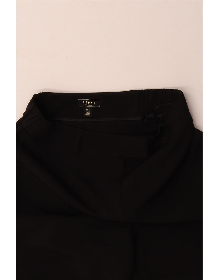 LIPSY Dame Bootcut Casual Bukser UK 12 Medium W30 L30 Sort Polyester