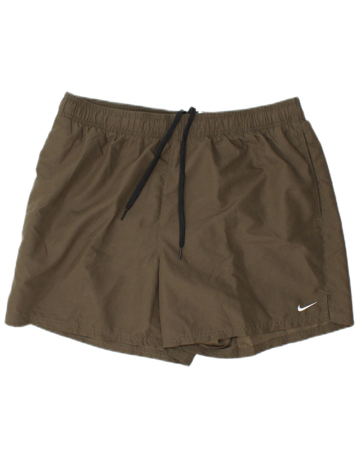 NIKE Sportshorts til mænd XL Khaki Polyester