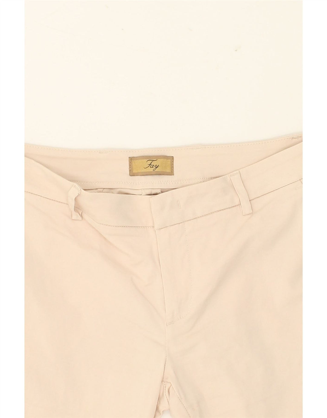 FAY Womens Slim Chino Trousers W30 L27 Beige Cotton Vintage Fay and Second-Hand Fay from Messina Hembry 