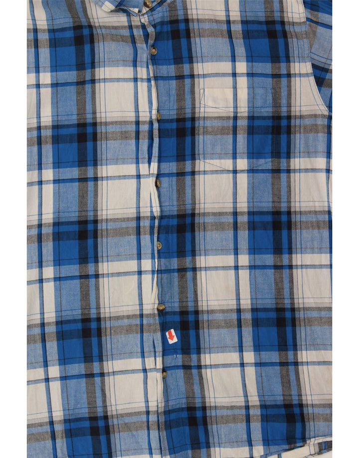 WRANGLER Mens Shirt Large Blue Check Cotton Vintage Wrangler and Second-Hand Wrangler from Messina Hembry 