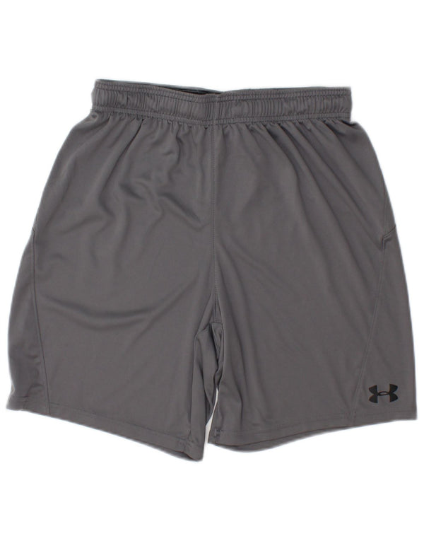 Under Armour Herre Heat Gear Sports Shorts Medium Grey Polyester