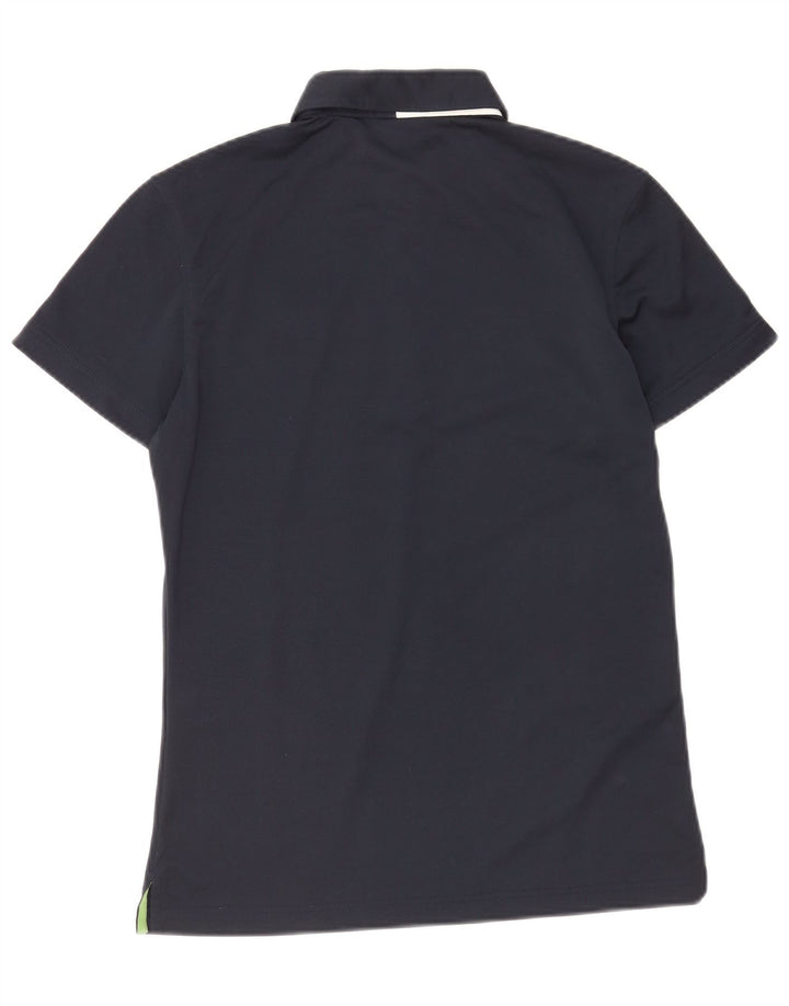 Conte of Florence herre poloskjorte lille marineblå polyester
