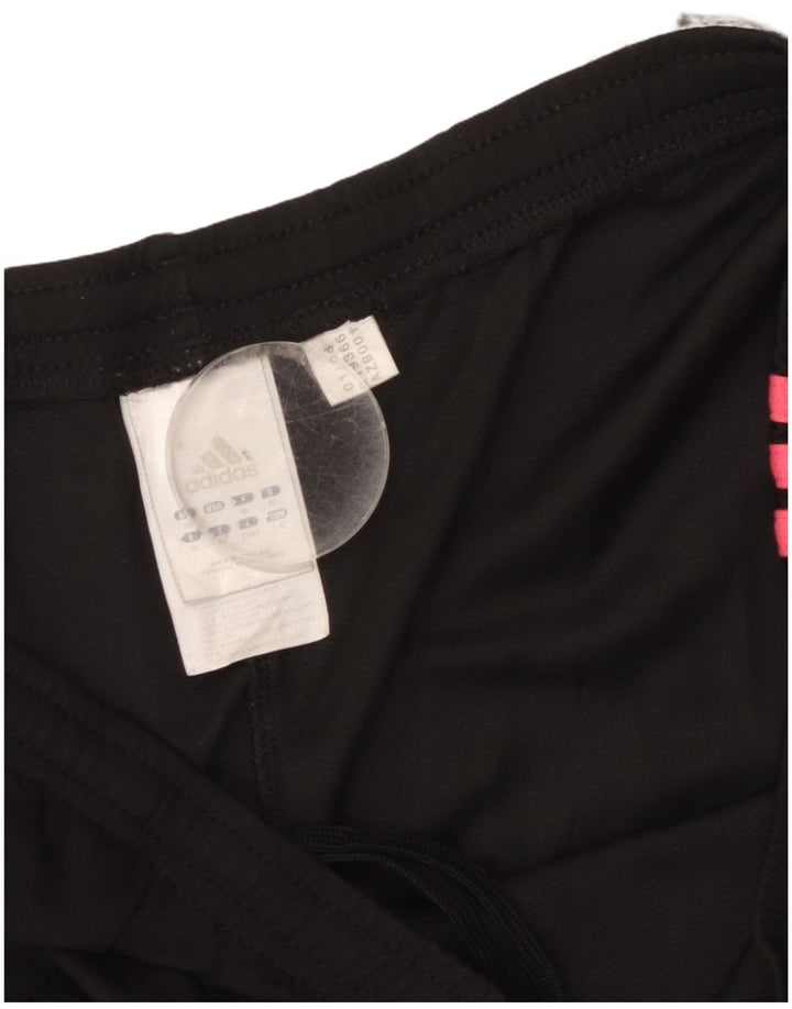 ADIDAS sportsshorts til kvinder UK 18 XL sort polyester