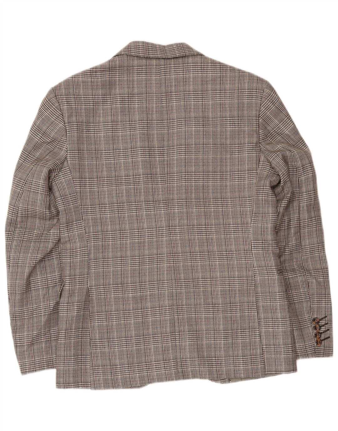 Pierre Cardin Herre 1-knap blazerjakke EU 46 Small Grey Houndstooth