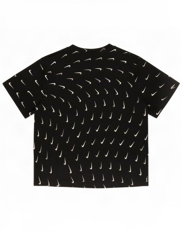 Nike piger grafisk t-shirt top 10-11 år medium sort bomuld