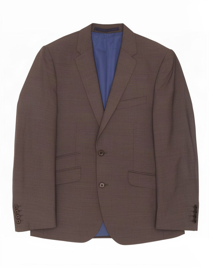 Marks & Spencer Herre 2-knaps blazerjakke UK 40 Medium Grey Uld