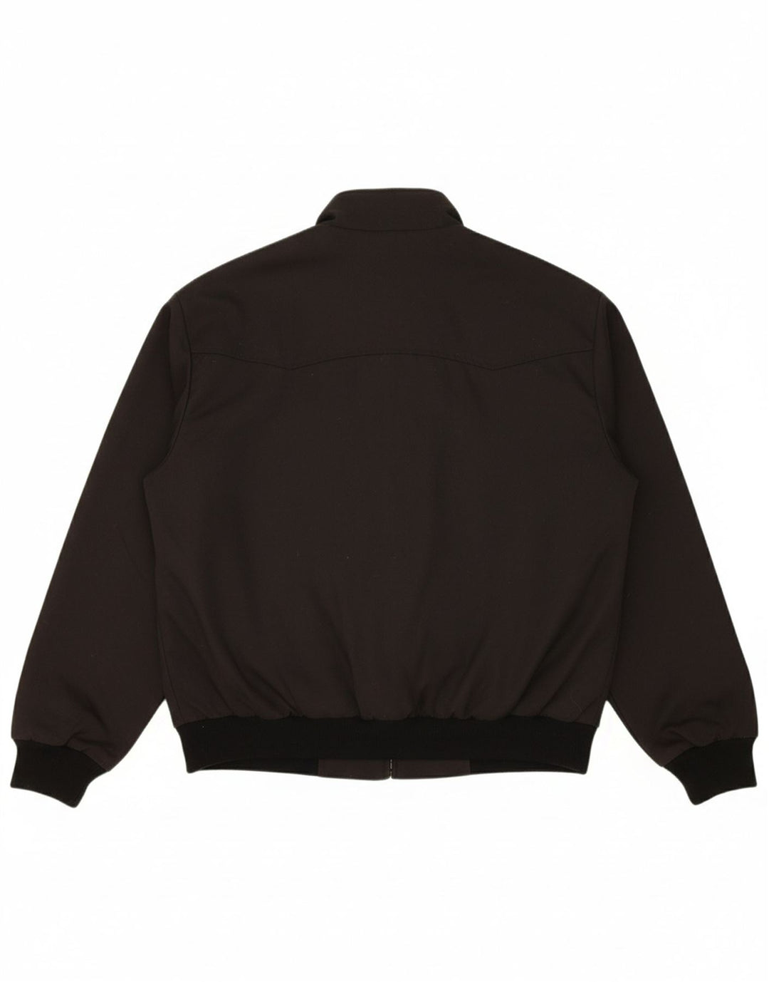 VINTAGE Mens Bomber Jacket UK 42 XL Black Polyester