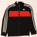 Adidas Træningsdragt Topjakke til drenge 7-8 år Sort Colourblock Polyester