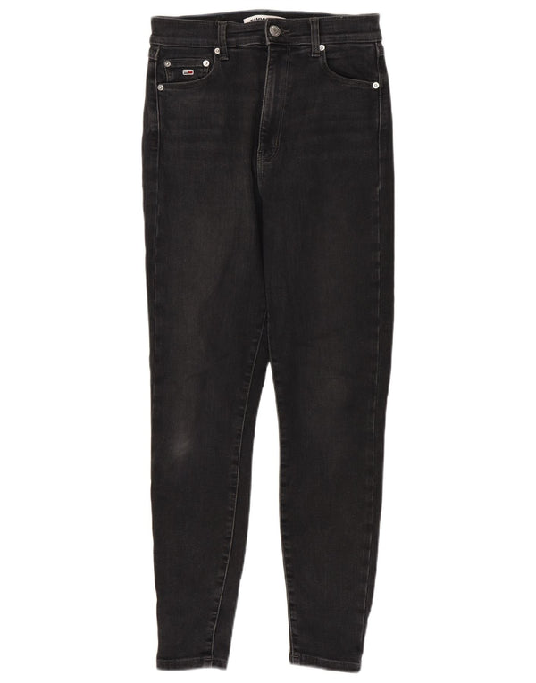 Tommy Hilfiger Dame Skinny Jeans W28 L28 Sort Bomuld