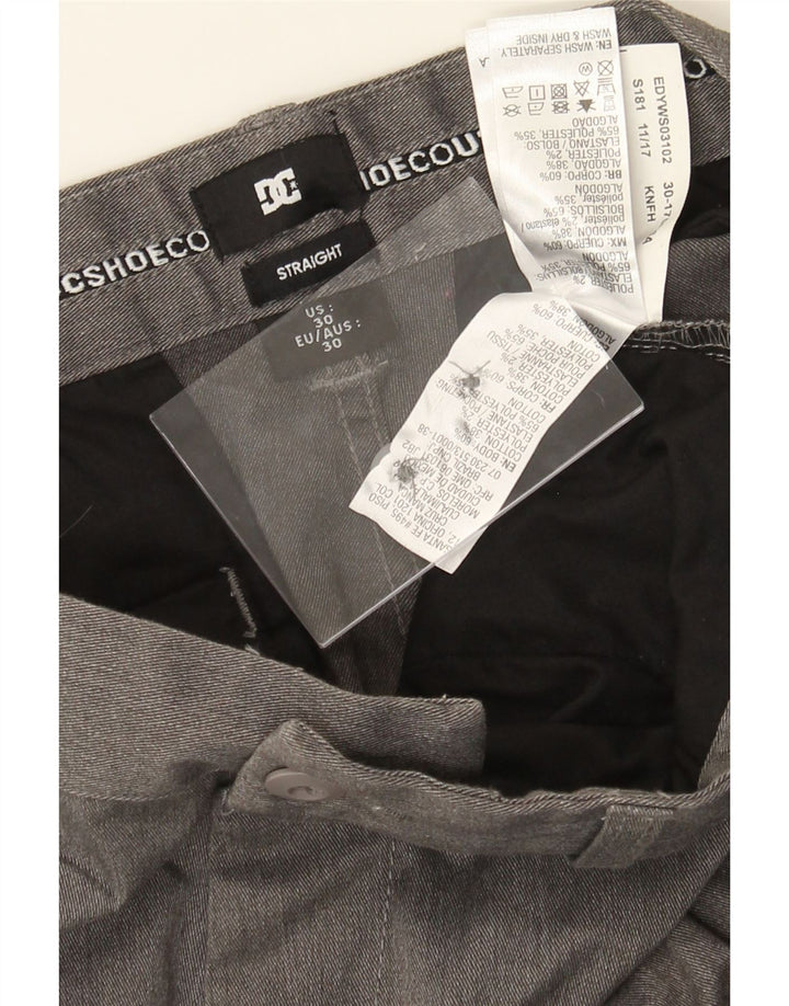 DC Mens Chino Shorts W30 Medium  Grey Cotton Vintage DC and Second-Hand DC from Messina Hembry 