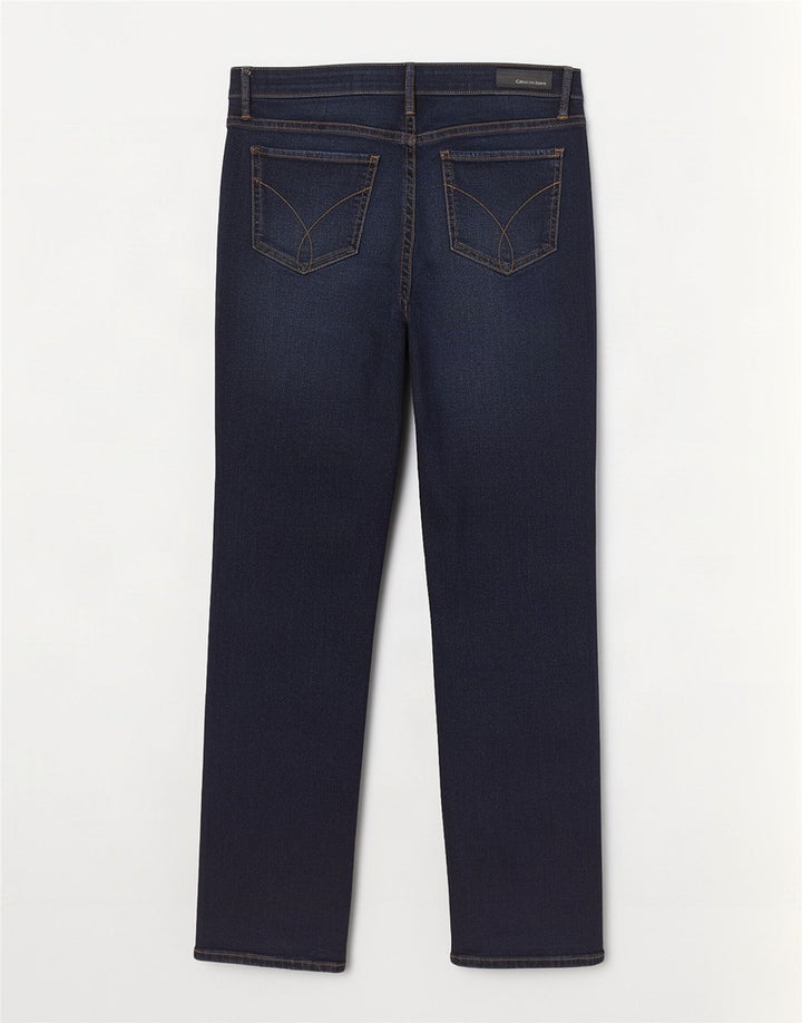 Calvin Klein Lige Jeans til kvinder W31 L30 Marineblå Bomuld