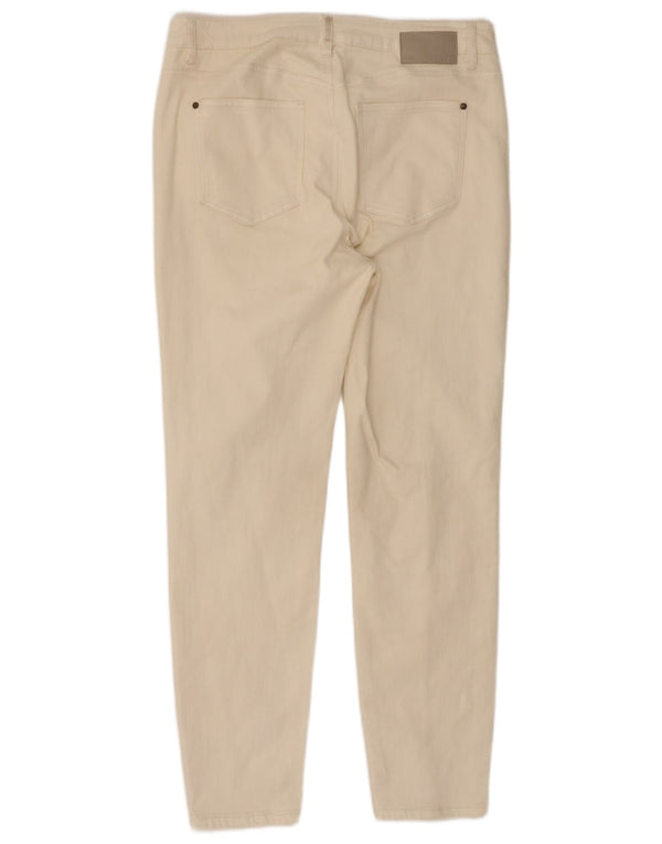 Desigual Dame Højtalje Skinny Casual Bukser EU 44 XL W32 L27 Hvid