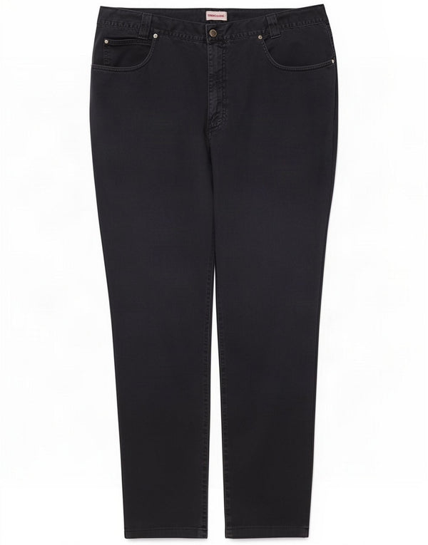 Versace Slim Casual Bukser til mænd W42 L30 Navy Blue Cotton