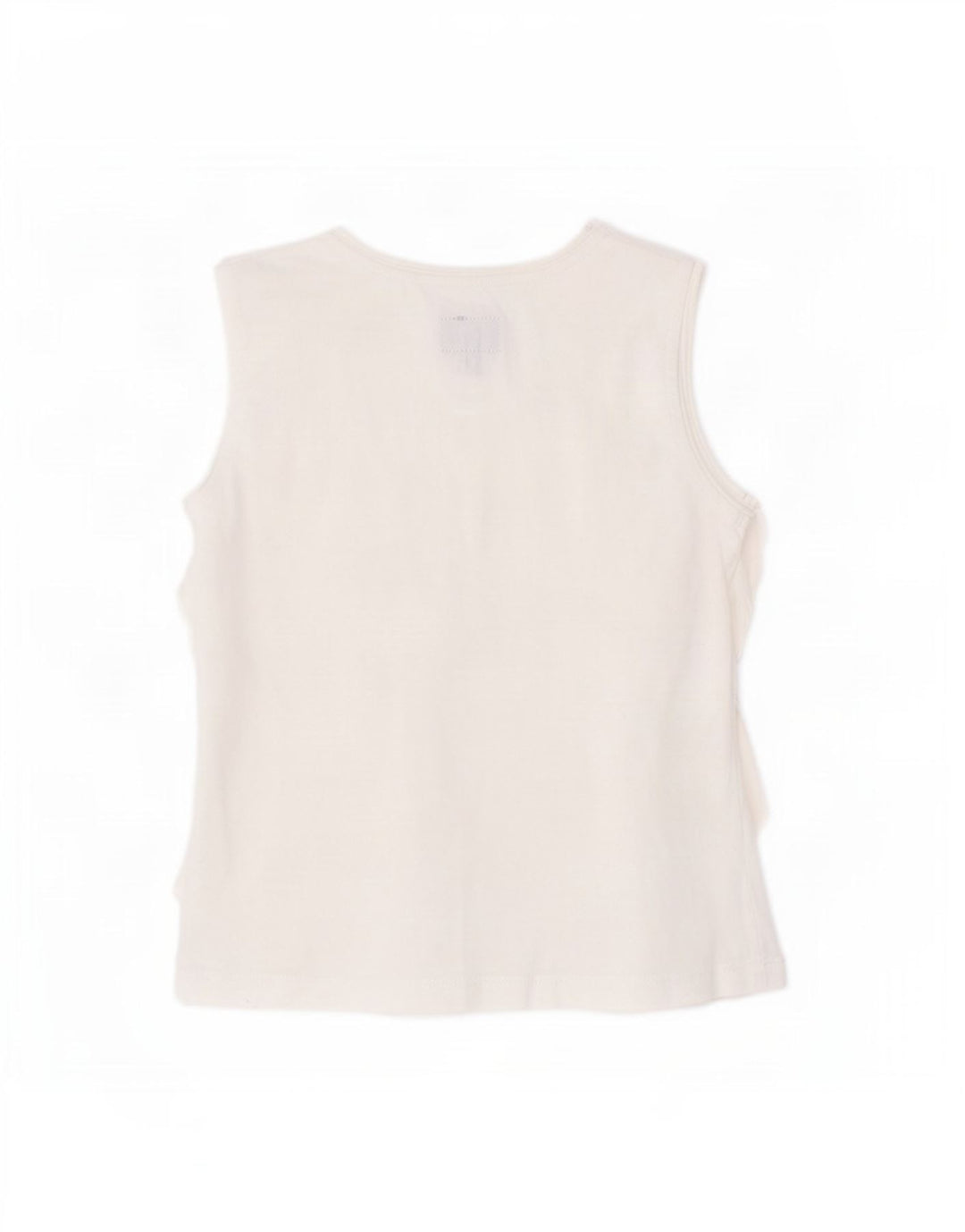 Woolrich Girls Ærmeløs bluse Top 3-4 År Hvid Bomuld