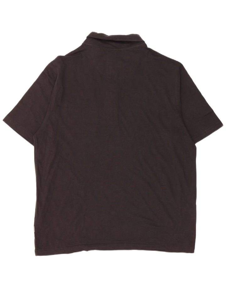 Eddie Bauer herre poloshirt XL sort bomuld