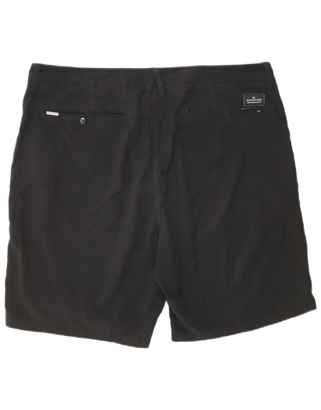 Quiksilver Chino Shorts til mænd W38 XL Sort Polyester