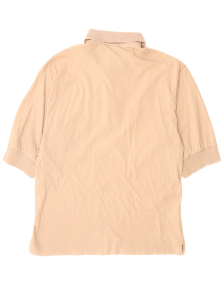 BENETTON Poloshirt til mænd Medium Beige Bomuld