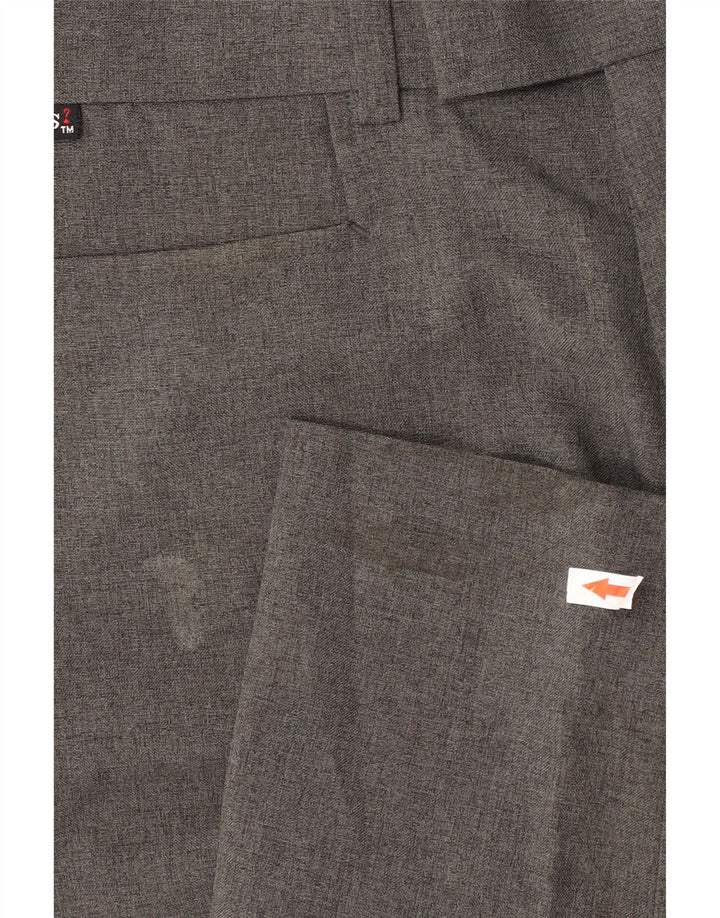 Guess Straight Suit Bukser til mænd W32 L30 Grå polyester