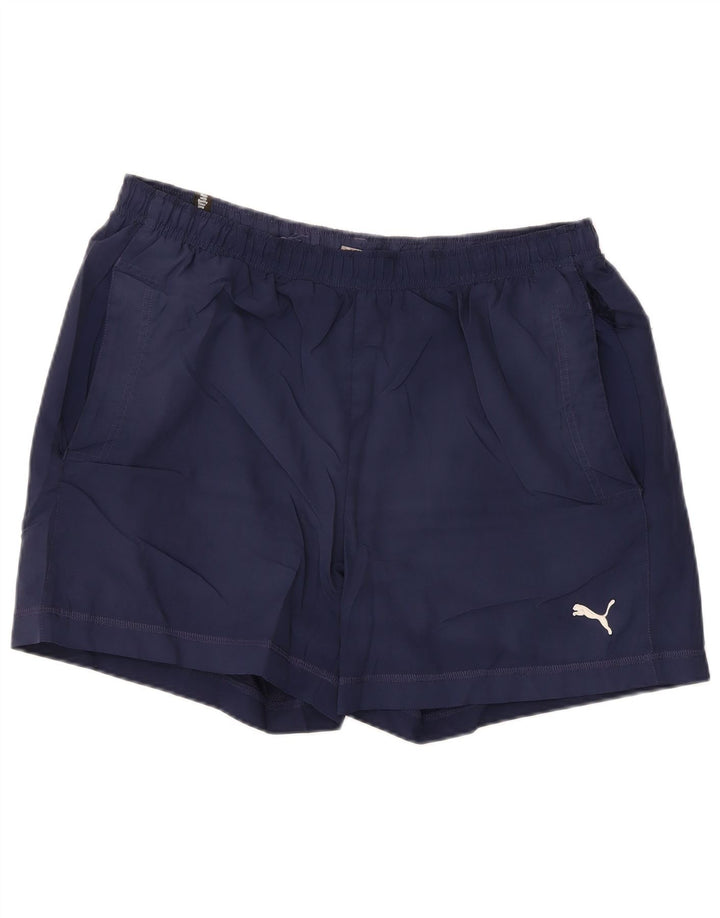 Puma Herre Sportshorts Large Navy Blue