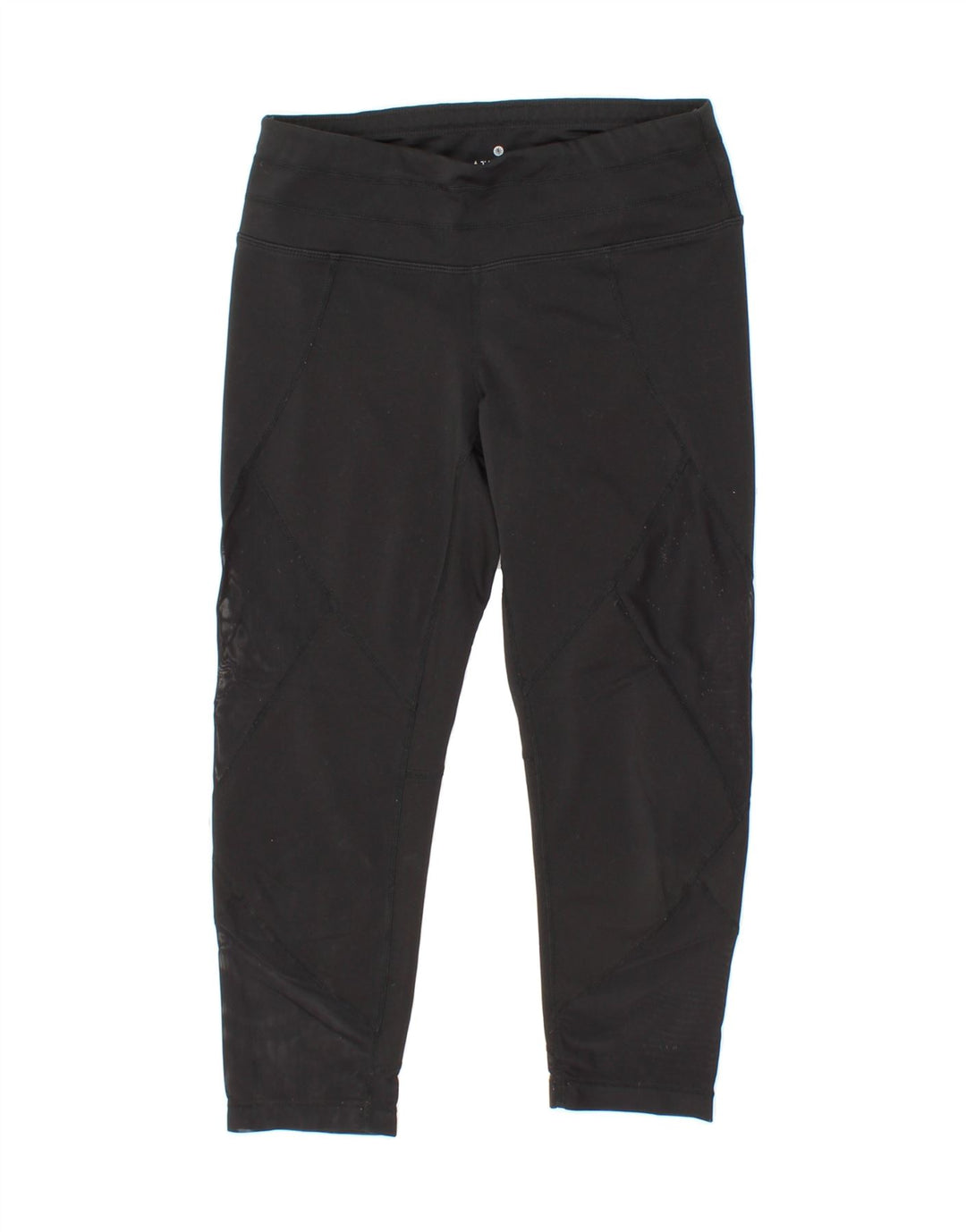 ATHLETA Womens Capri Leggings UK 6 XS Black Polyester Vintage Athleta and Second-Hand Athleta from Messina Hembry 