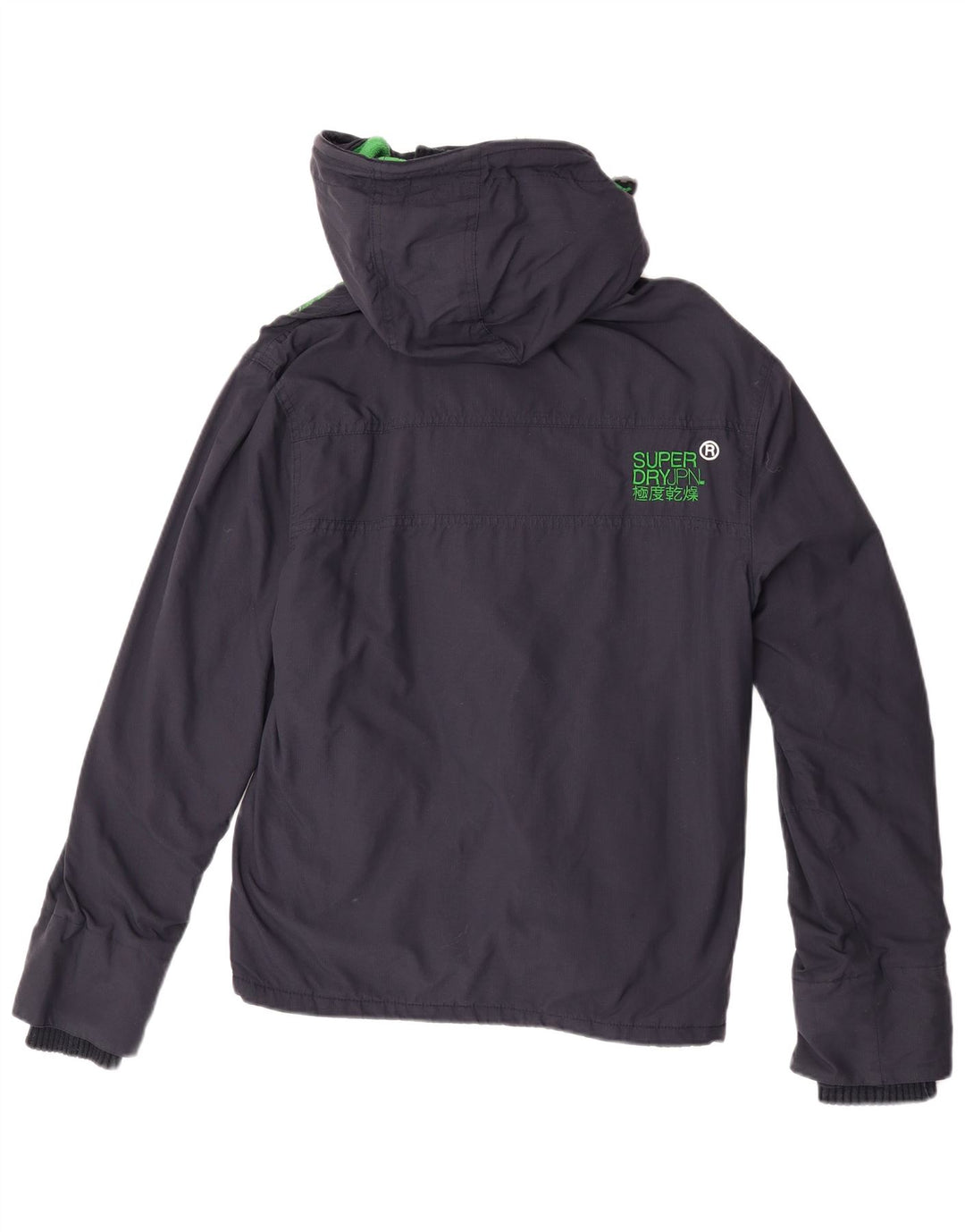 Superdry Windcheater Windbreaker Jacket til kvinder UK 14 Medium Navy Blue