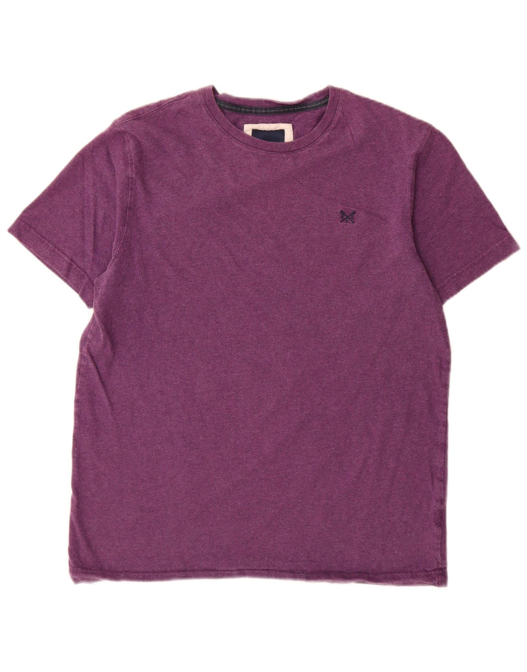 Besætningstøj Herre T-shirt Top Medium Lilla Bomuld
