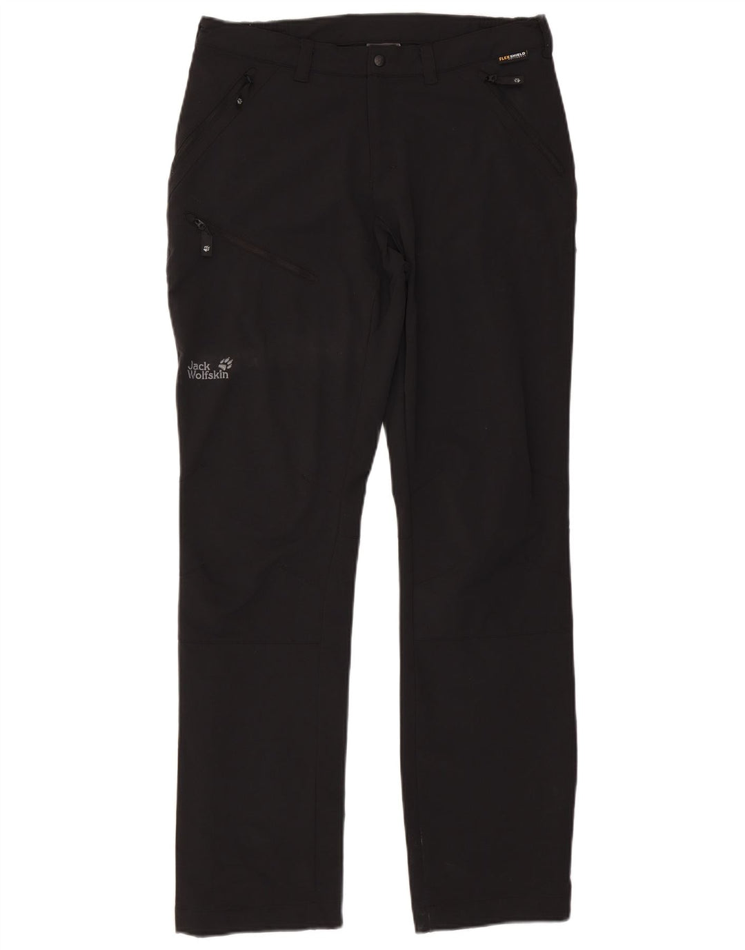 Jack Wolfskin Dame Straight Cargo Bukser Medium W30 L33 Sort Polyester
