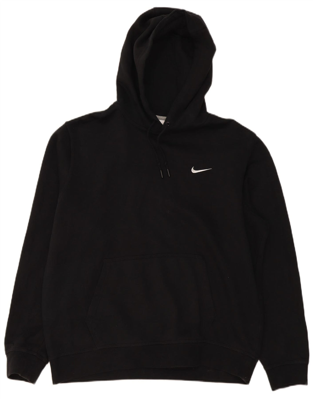 Nike hættetrøje til mænd XL sort bomuld