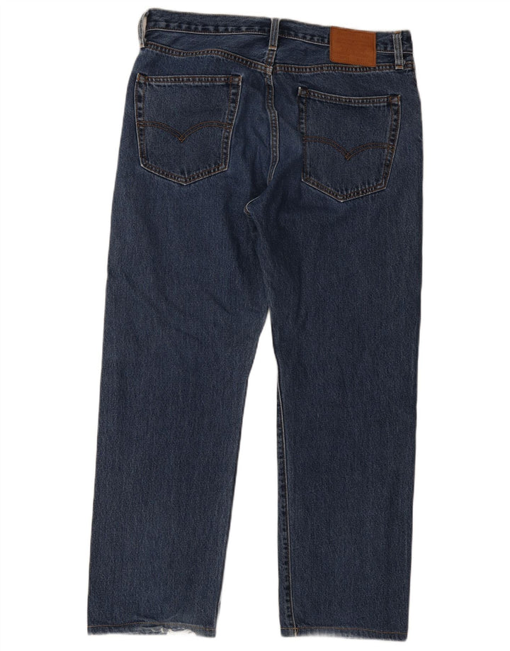 Levi's Herre 551 lige jeans W34 L29 blå bomuld