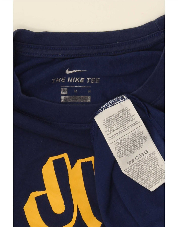 Nike grafisk t-shirt til mænd, medium marineblå bomuld
