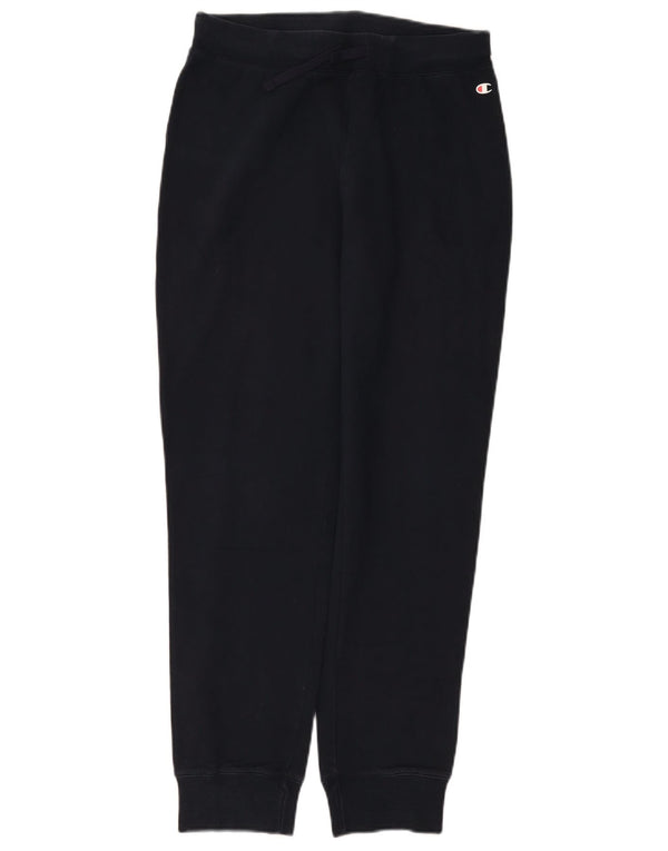 Champion Womens træningsdragt Bukser Joggers UK 14 Large Navy Blue Cotton