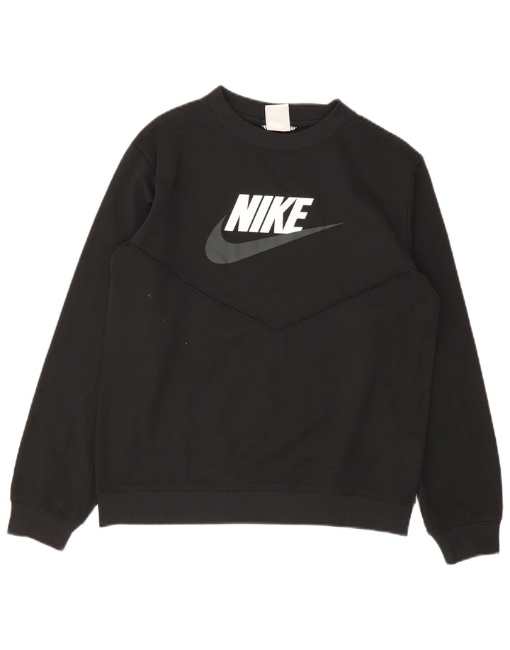 Nike Boys Graphic Sweatshirt Jumper 13-14 år Sort polyester