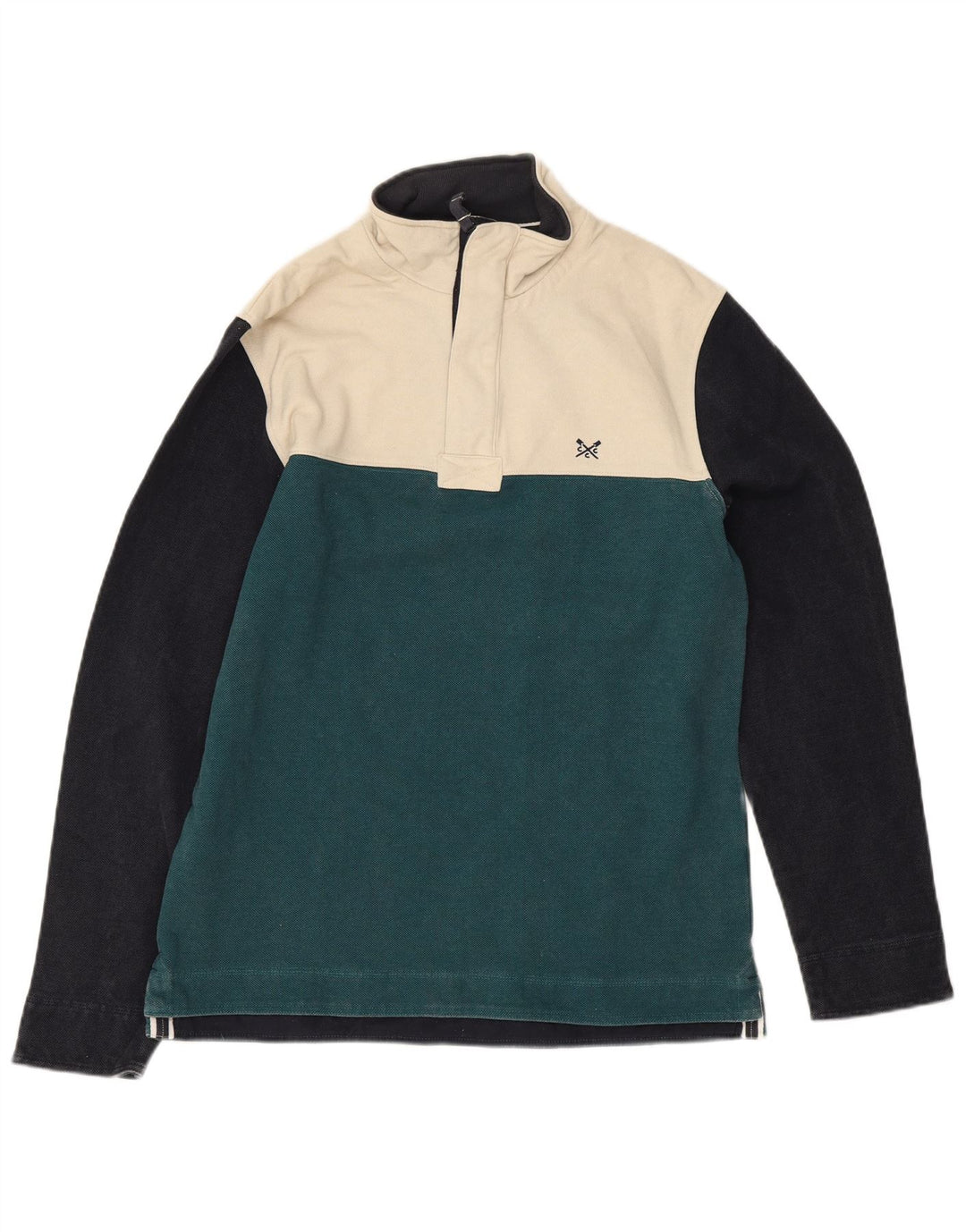 CREW TØJ Herre sweatshirt jumper Lille flerfarvet Colourblock