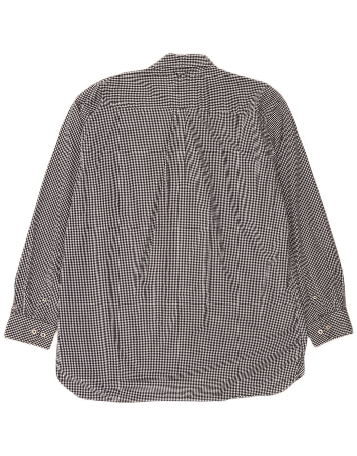 Tommy Hilfiger herreskjorte 2XL sort ternet bomuld