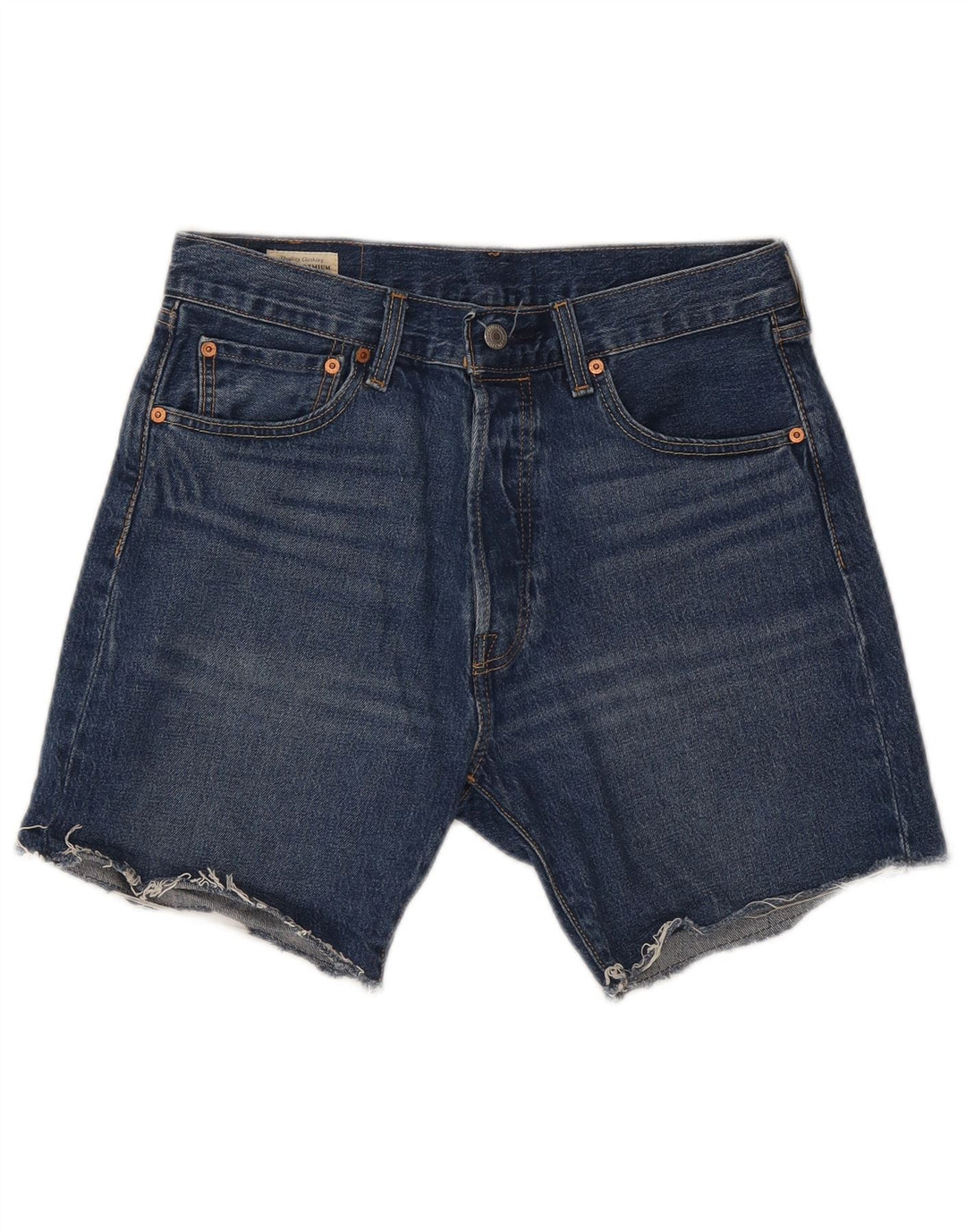 Levi's Herre 501 denimshorts W32 mellemblå bomuld