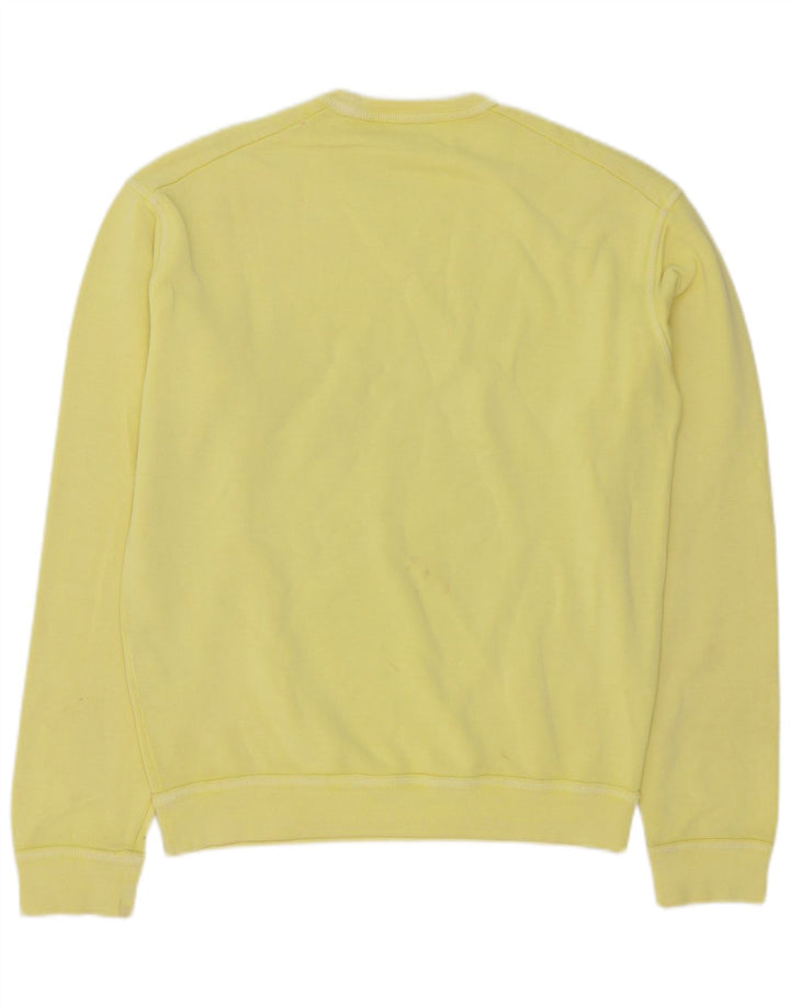 Dsquared2 Herre Grafisk Sweatshirt Jumper Stor Gul Bomuld