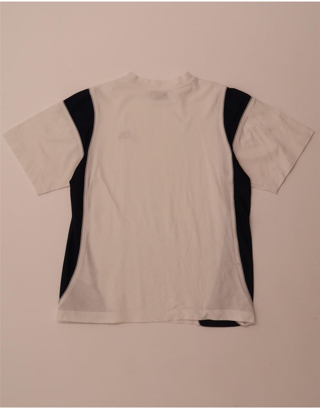 KAPPA Herre T-shirt Top Small White Colourblock Cotton Sports