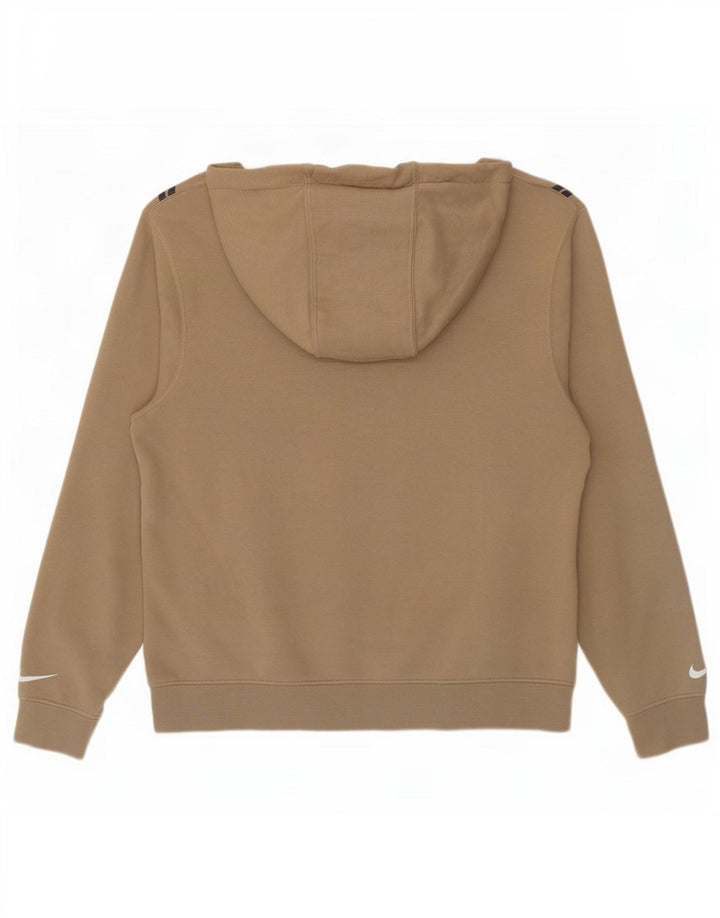 Nike grafisk hættetrøje til mænd mellem beige bomuld